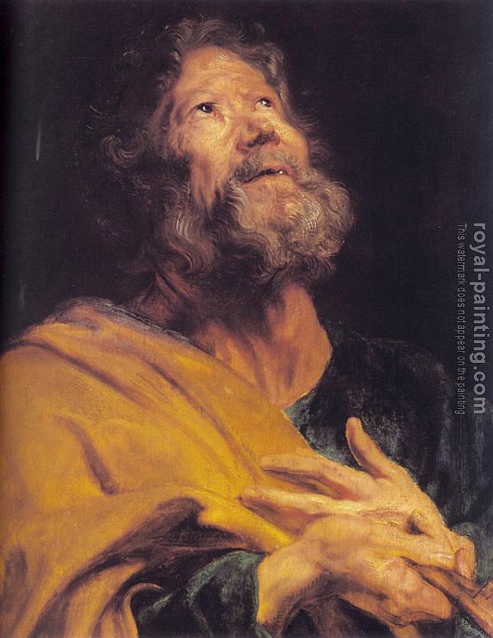 Anthony Van Dyck : The Penitent Apostle Peter